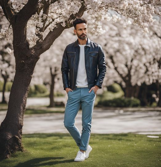 men's jacket style for spring or summer season