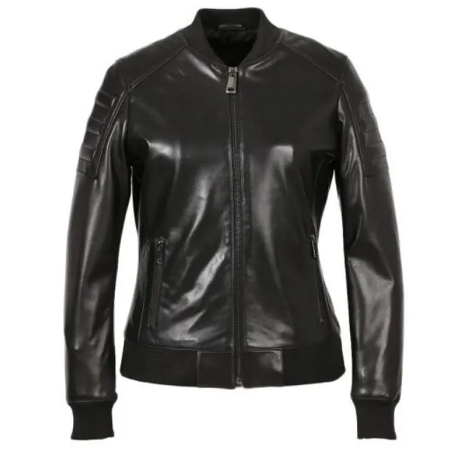 Lucilla bomber jacket for women in black color